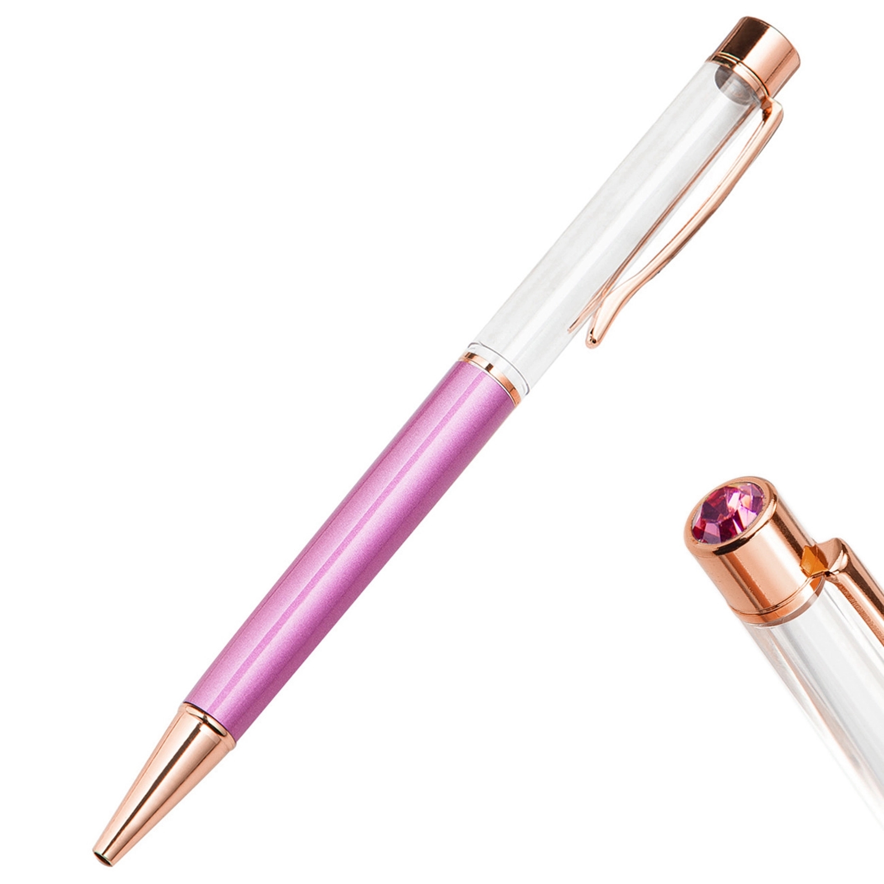 Crystal Air Tube Ballpoint Pen 7
