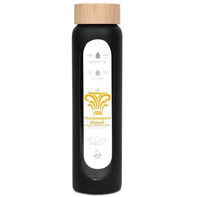 Bronte Glass Water Bottle 36 oz 6