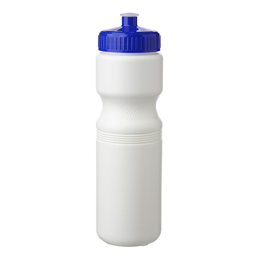 Plastic Water Bottles with Color Push Cap 28 oz. 18