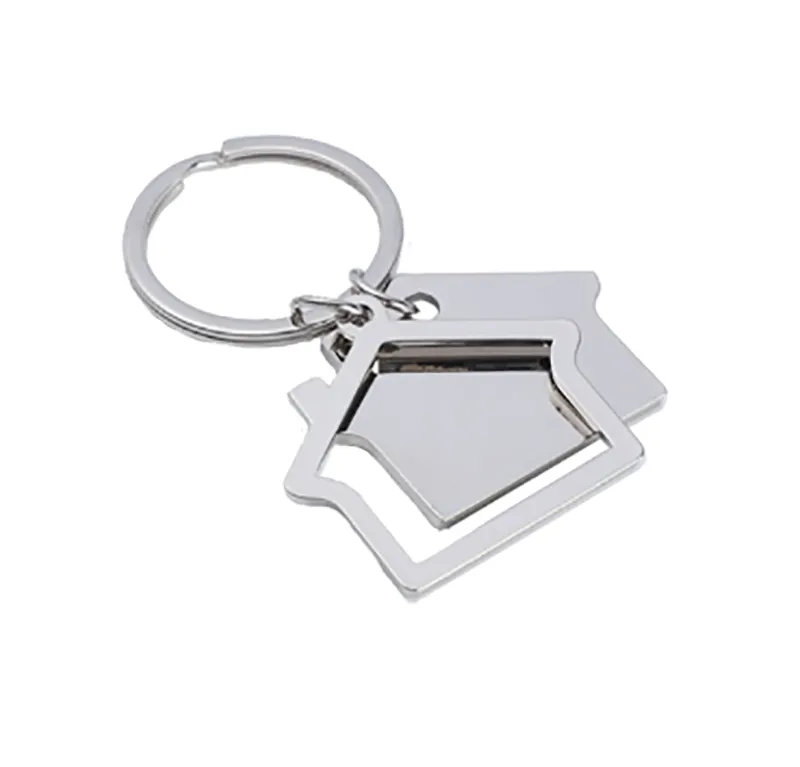 Kirsite House Shaped Keychain 2