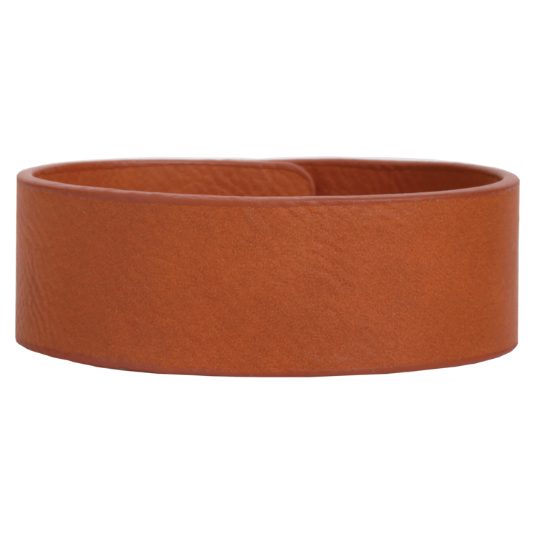 9 1/2" x 1" Rawhide Leatherette Cuff Bracelet 3