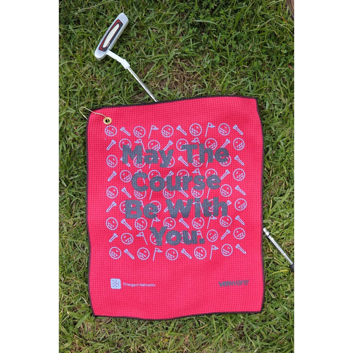 Microfiber Waffle Small Golf Towel 23