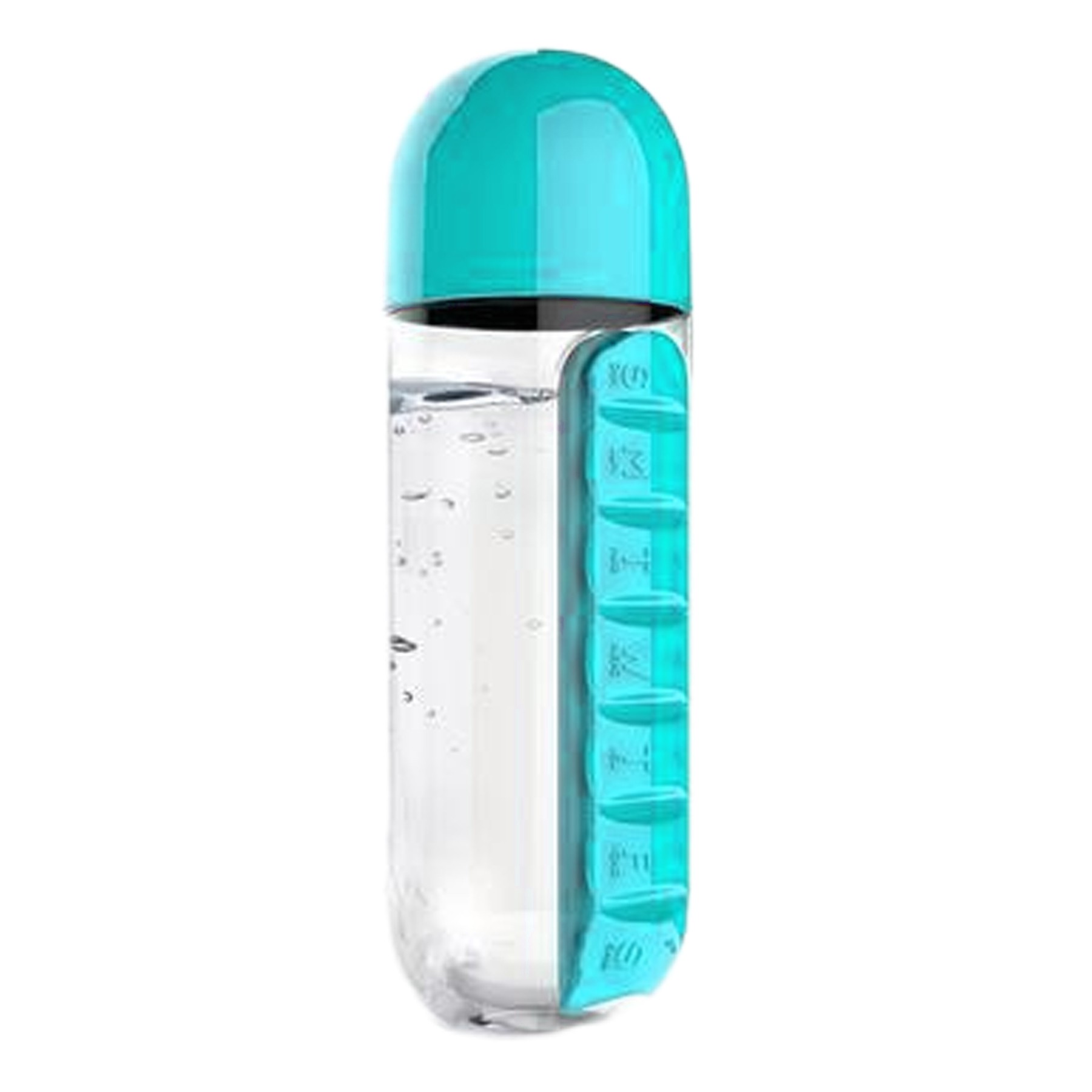 20Oz Water Bottle W/ 7-Day Pill Box 2