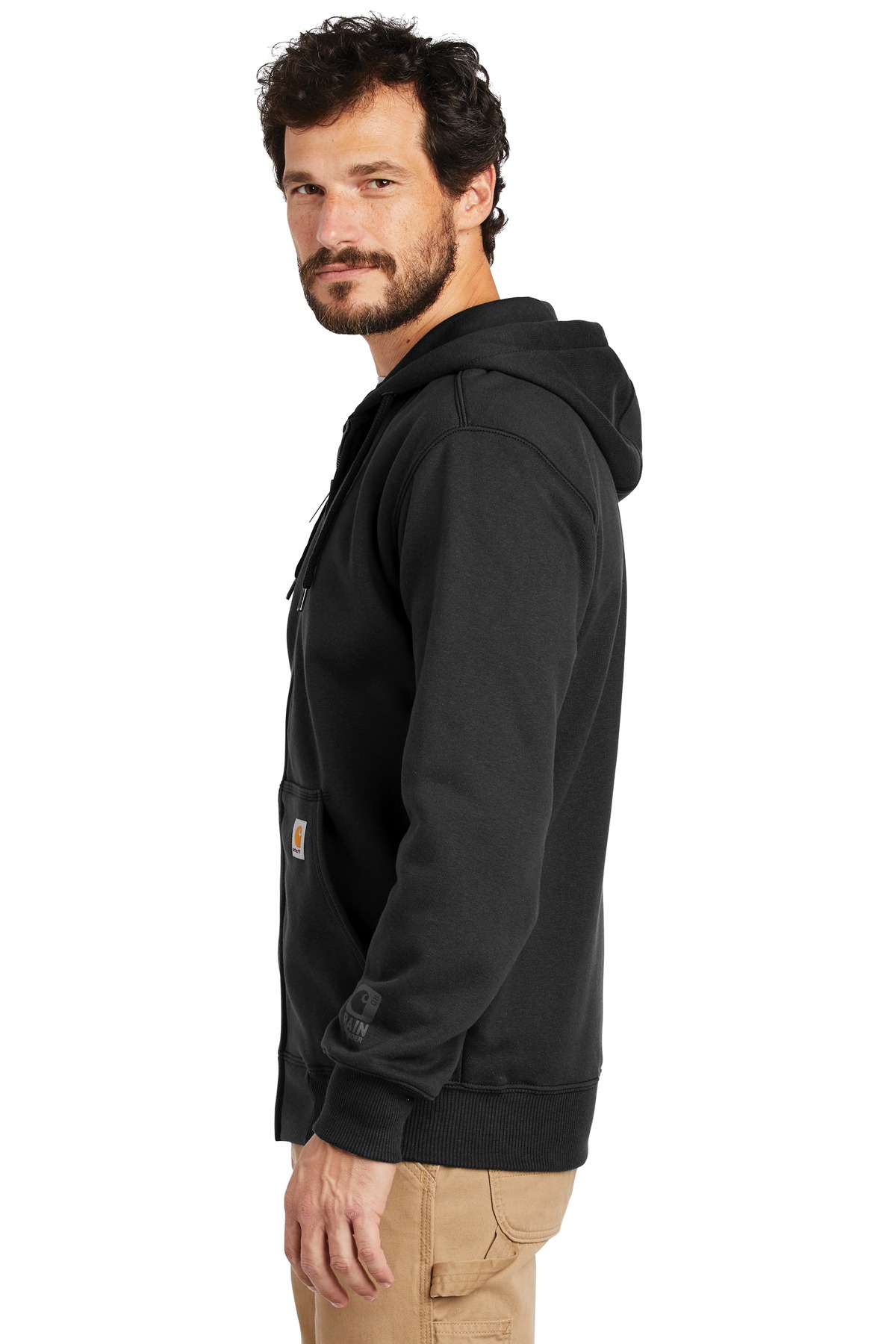 Carhartt® Rain Defender Paxton Heavyweight Hooded Zip-Front Sweatshirt 2