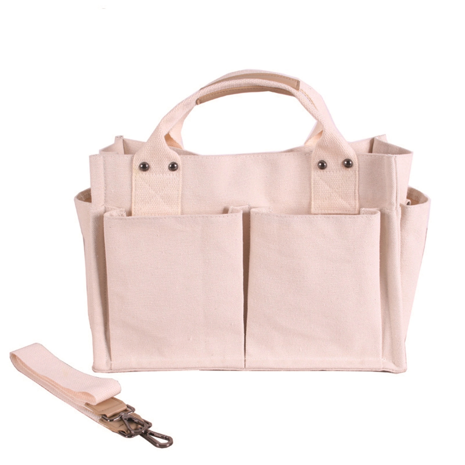 Multi Function Canvas Shoulder Tote Bag, custom tote bag with logo imprint 6