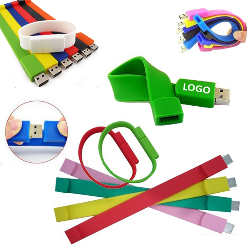 Wristband Bracelet with USB Flash Drive