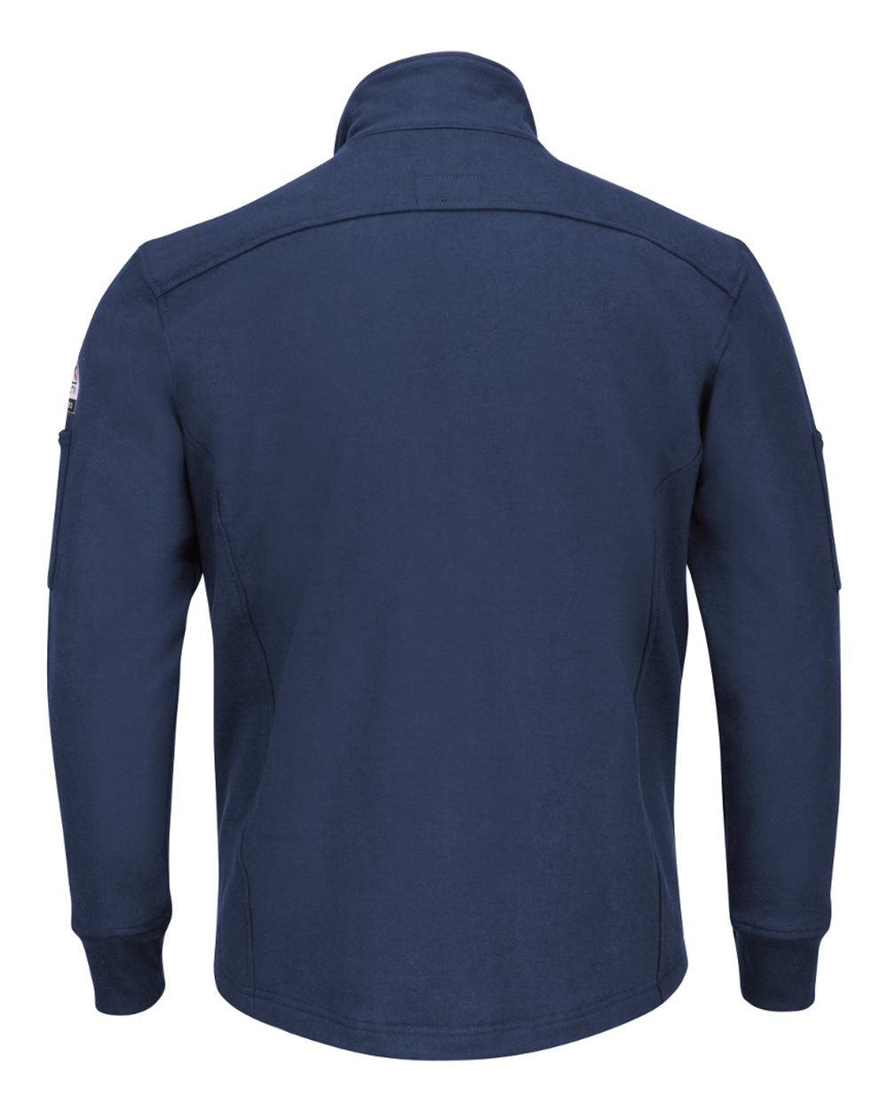 Men's Zip Front Fleece Jacket-Cotton /Spandex Blend - SEZ2 5