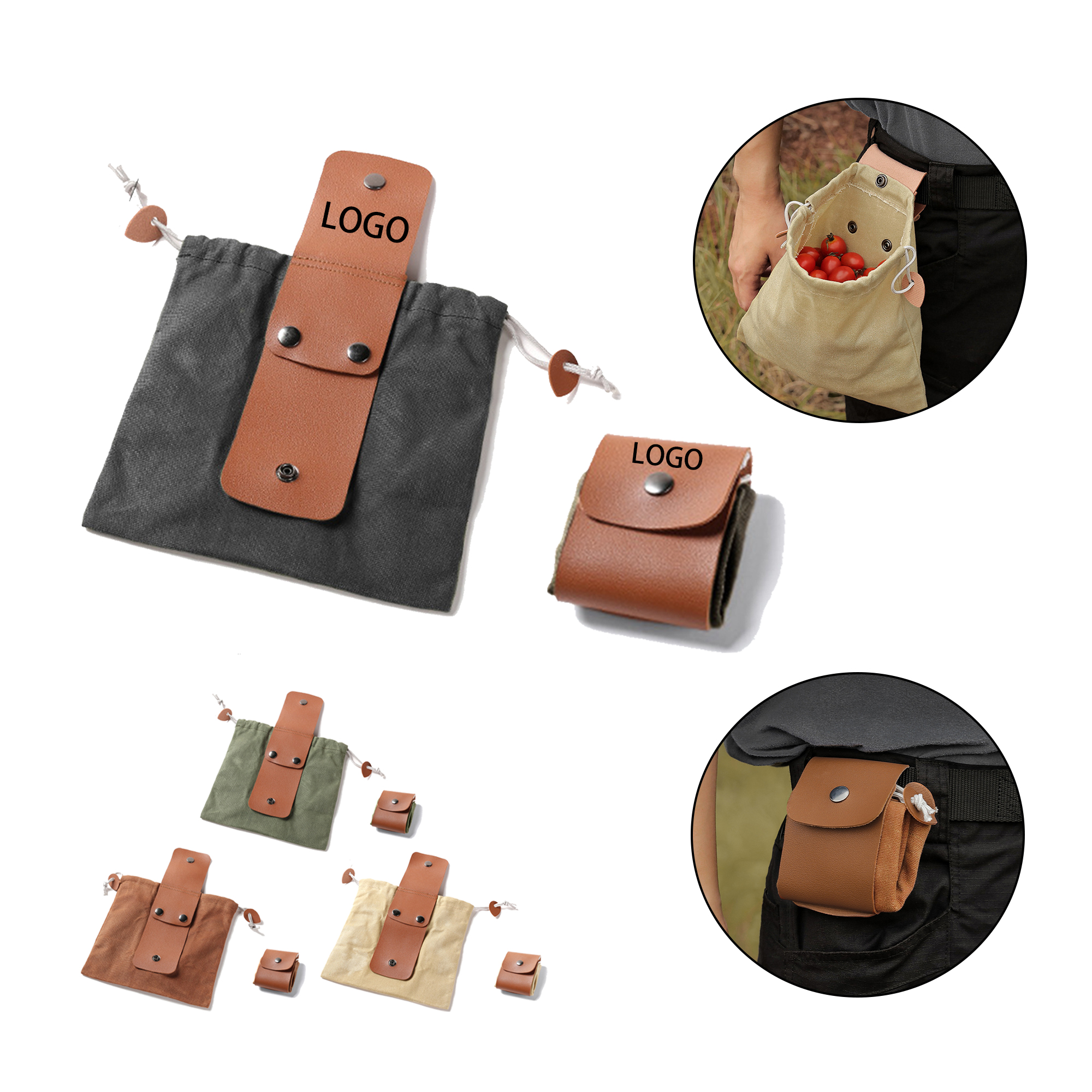MOQ:50pcs Custom Leather Tool Pouch 2