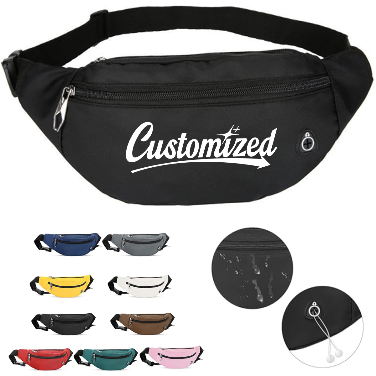 Lightweight Waist Bag Fanny Pack 2