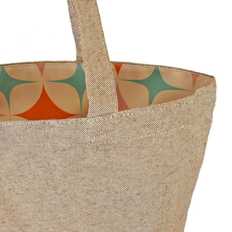 Super Sale- Reversible Colored Tweed Cotton Tote, custom tote bag with logo imprint 22