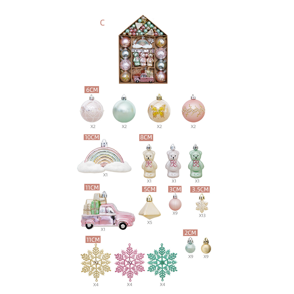 Christmas Tree 70pcs Decoration Set 8