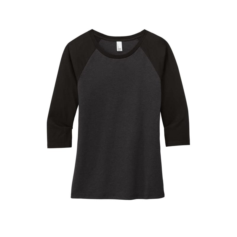 District Women's Perfect Tri 3/4-Sleeve Raglan. 20