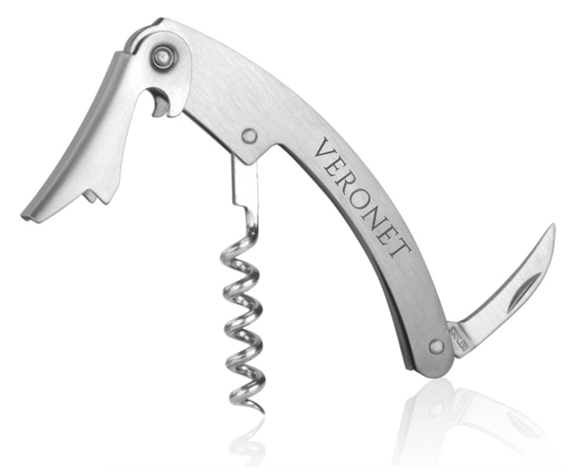 Simple One-Step Fantes Stainless Steel Waiters Corkscrew 4