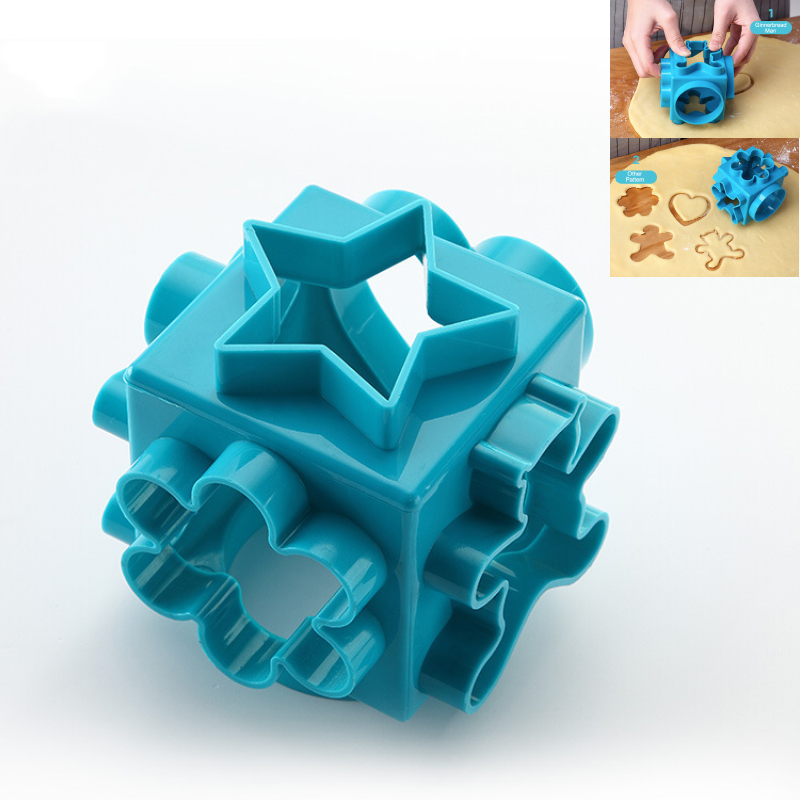 6 in 1 Cartoon Shape Cookie Cutter 2
