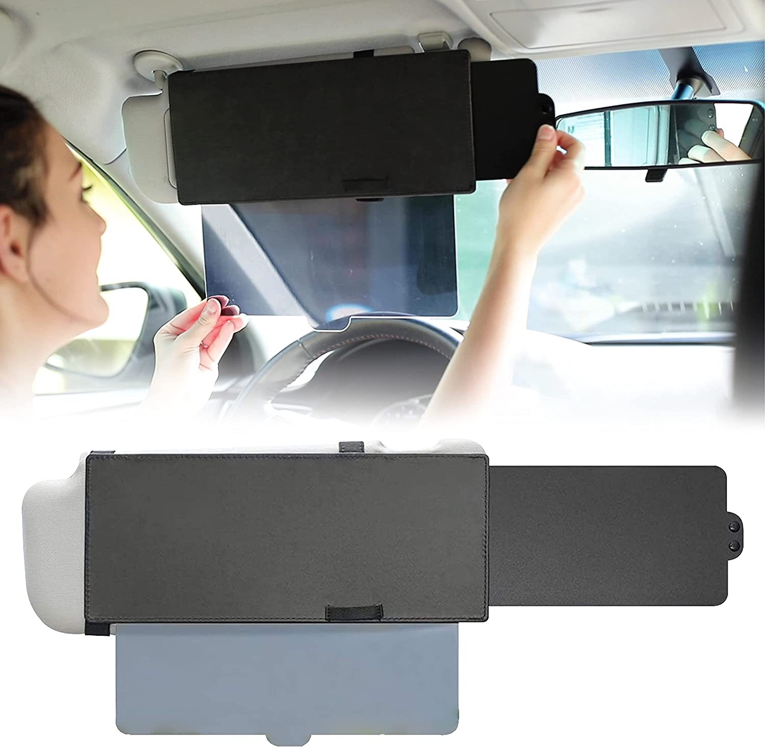 Retractable Car Sun Visor Extender 2
