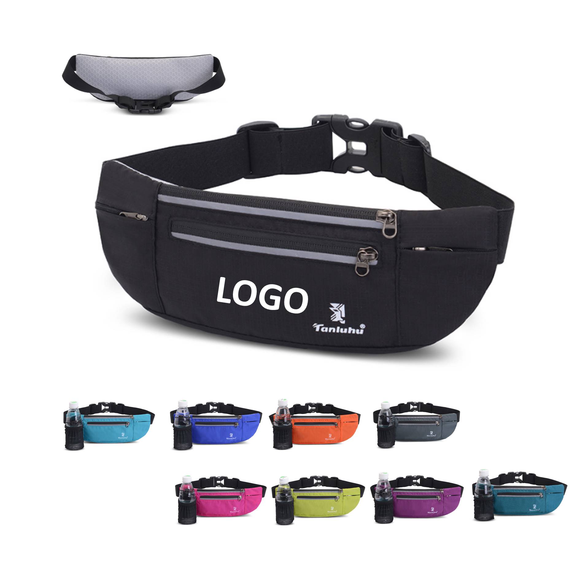 Outdoor Sports Fitness Water Bottle Waist Bag 5