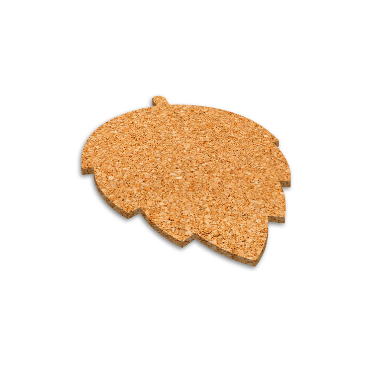 1/8" Cork Coaster Hop Shape