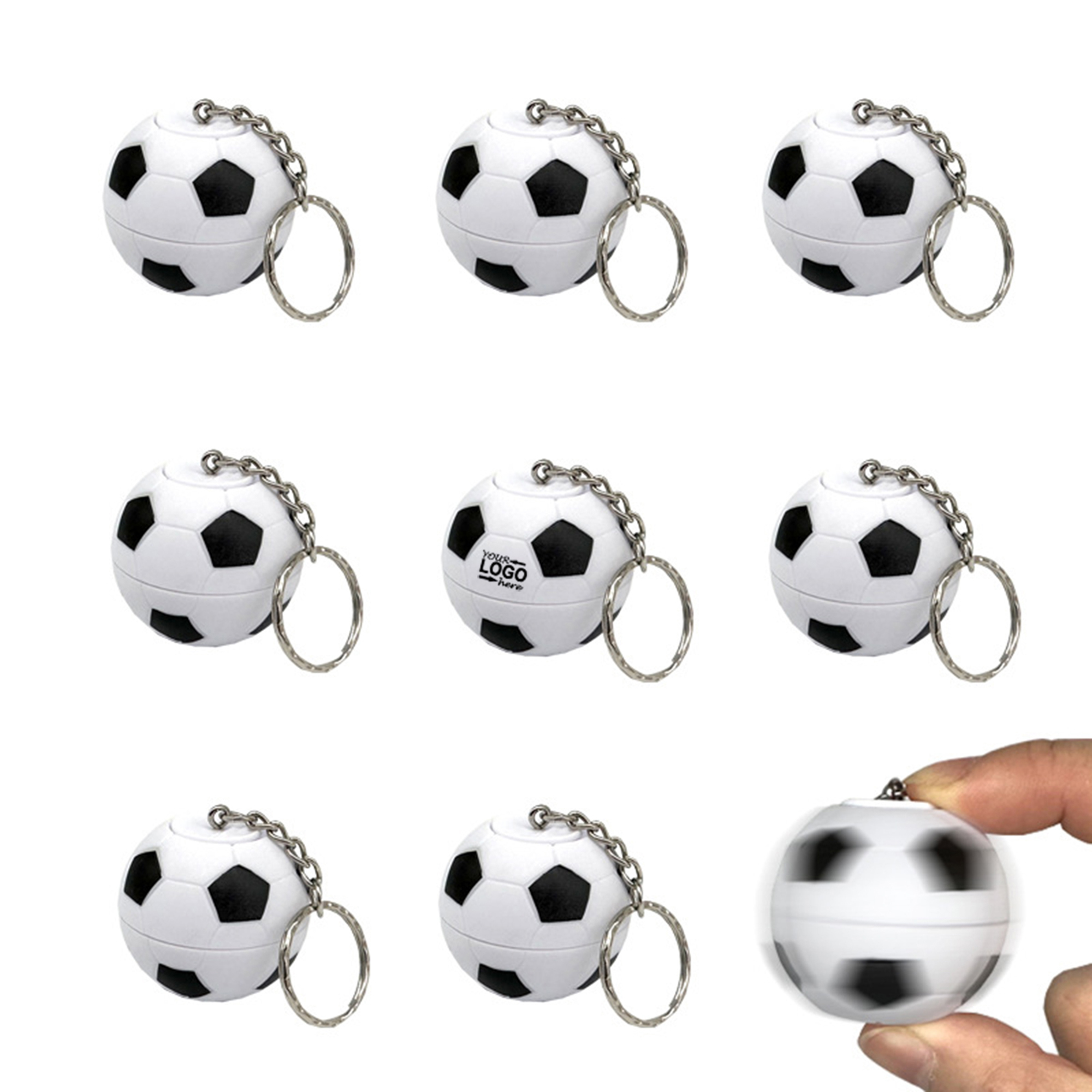 Football Gyro Keychain 2