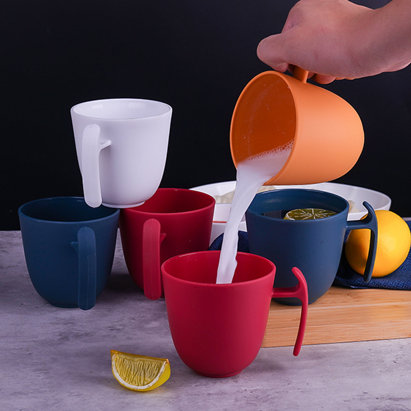 Plastic Reusable Fall Protection Coffee Mug 10