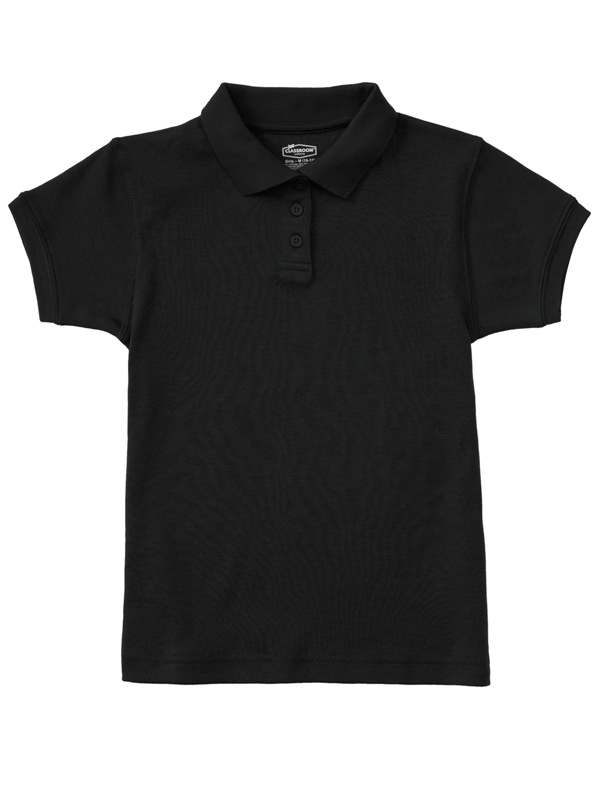 Classroom Uniforms - Girls' Short Sleeve Fitted Interlock Polo 12