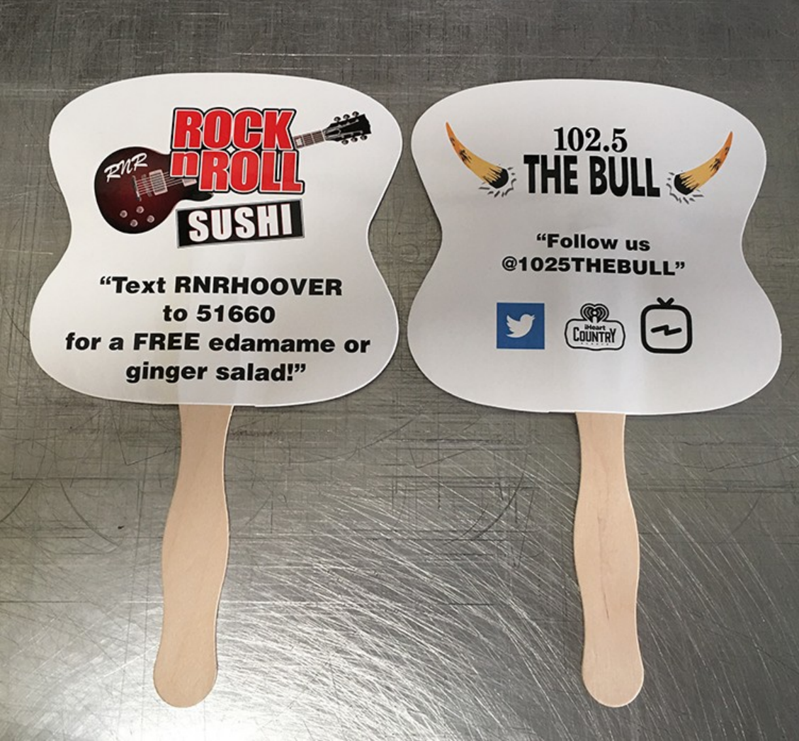 Advertising Paper Fan 2