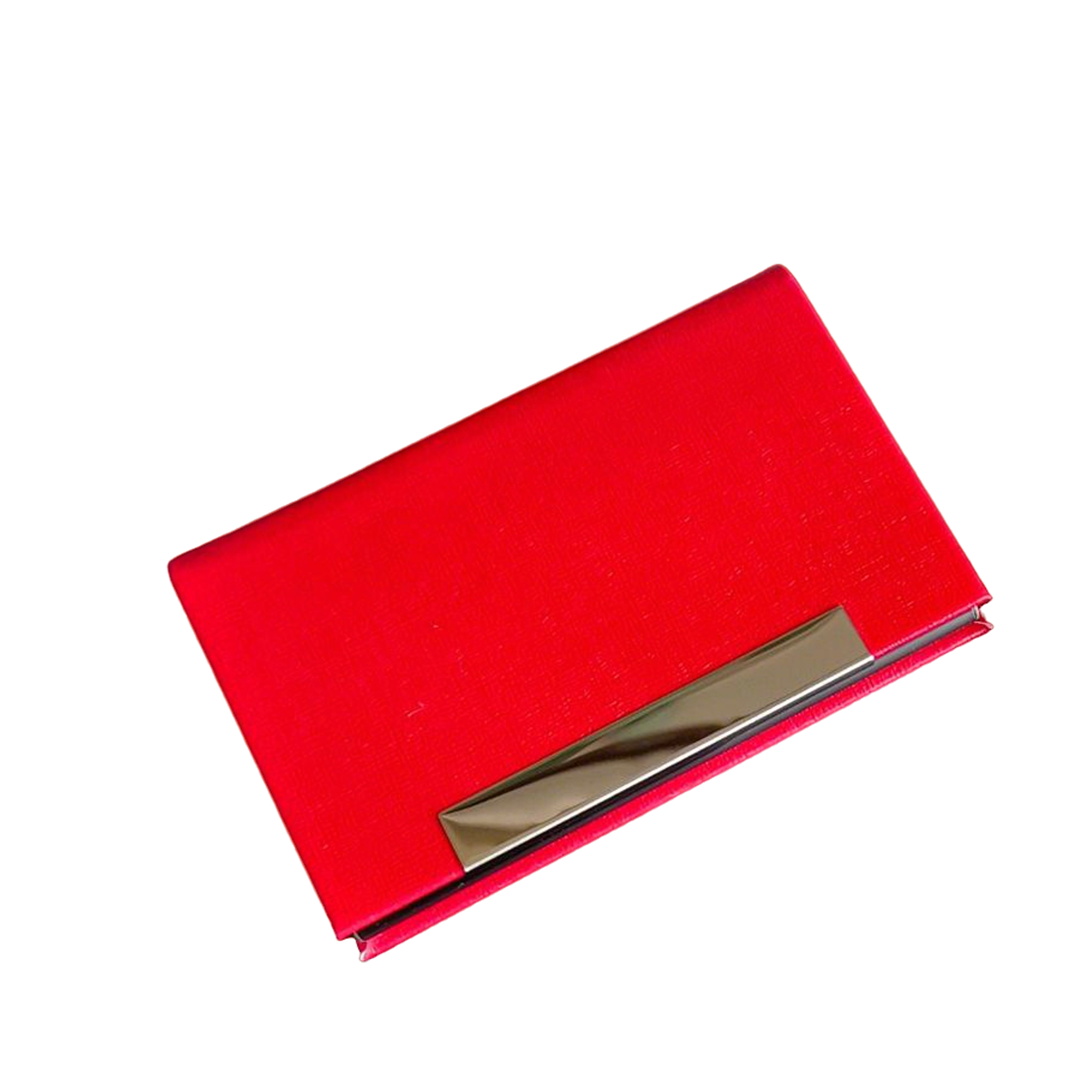 PU Leather Metal Business Card Holder Slim Case 7