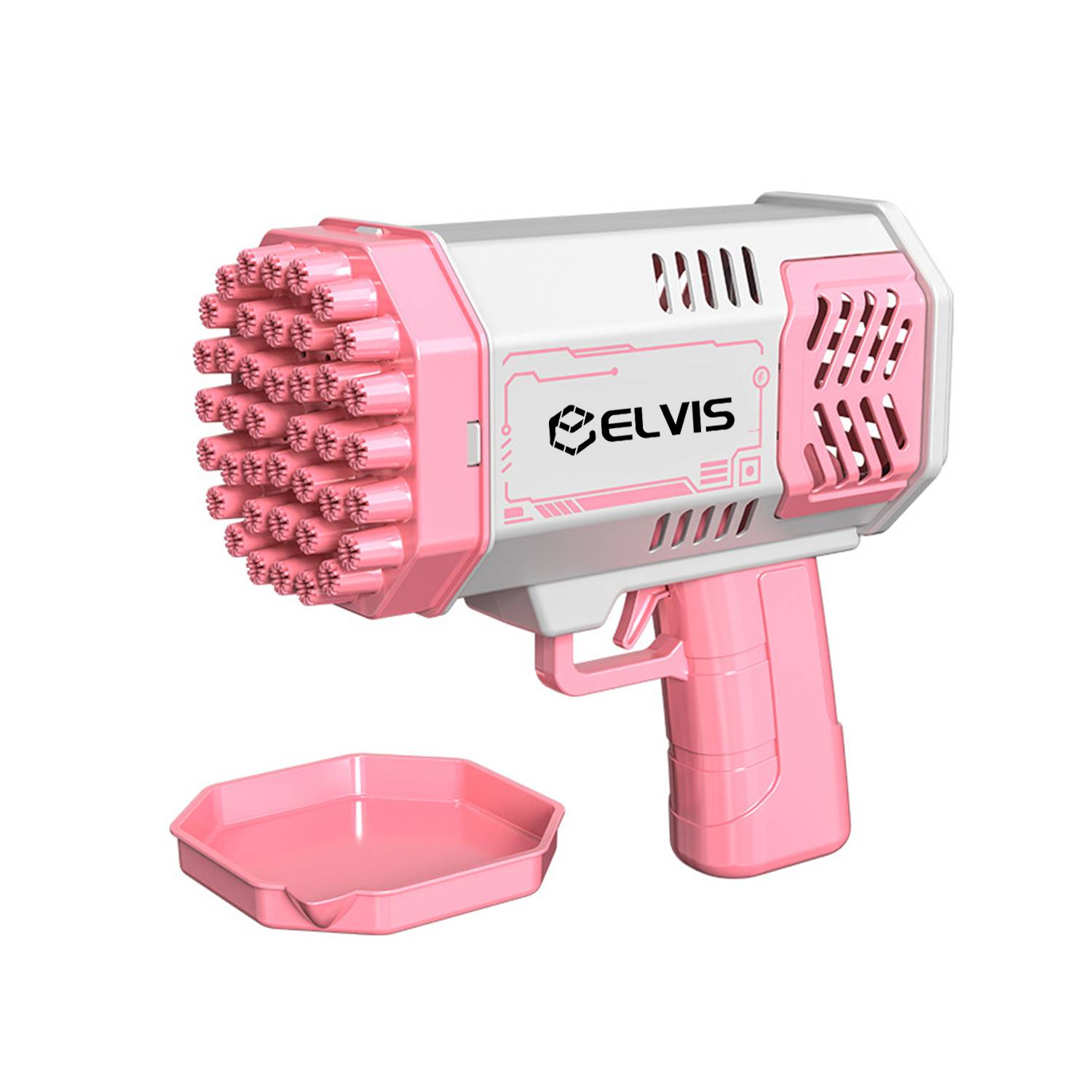 40 Holes Summer Outdoor Electric Bubble Gun 6