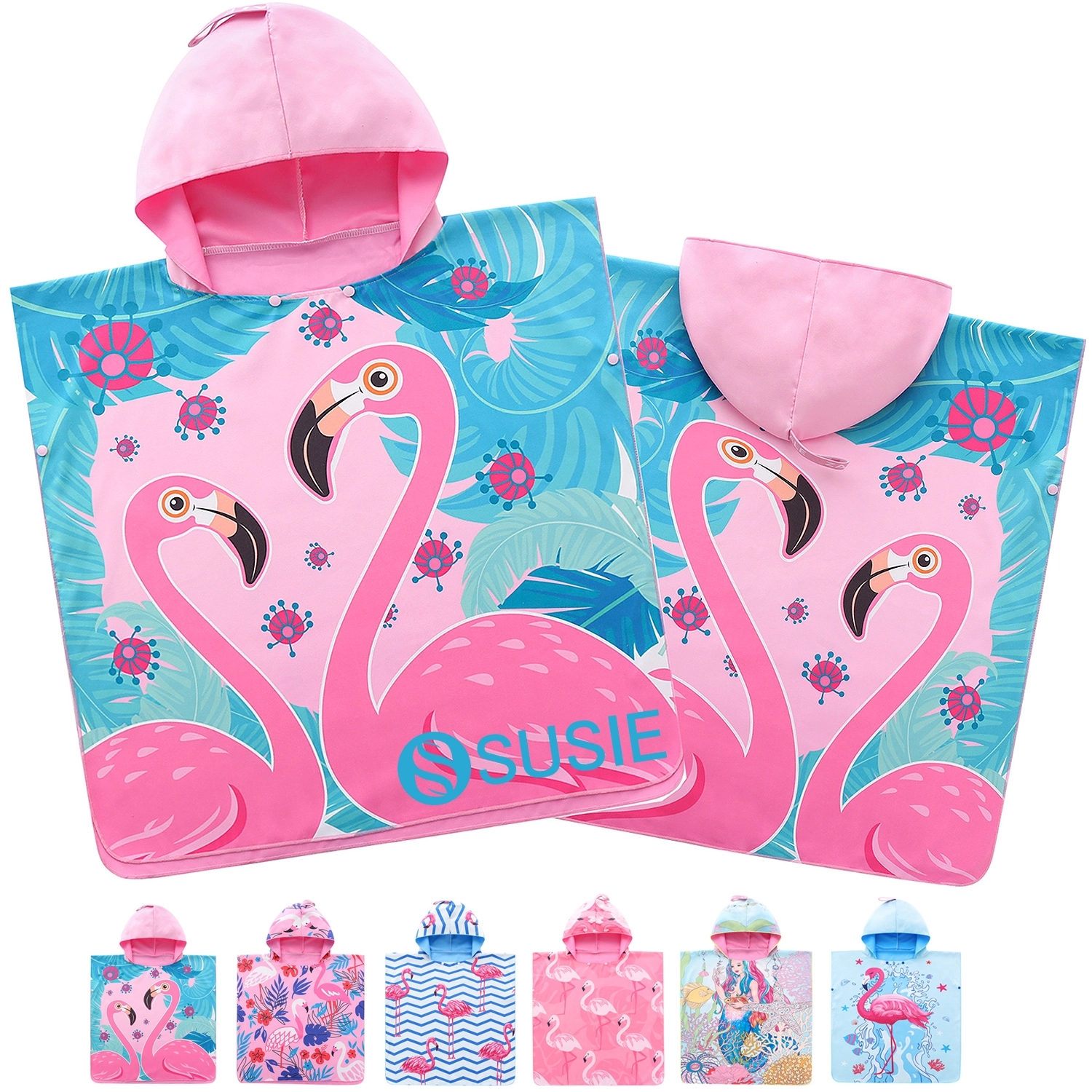 Kids Hooded Beach Towel 2