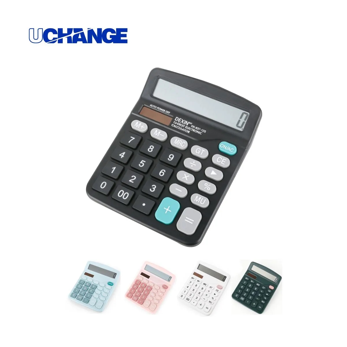 12 Digit Dual Power Desktop Calculator With Large Display 2
