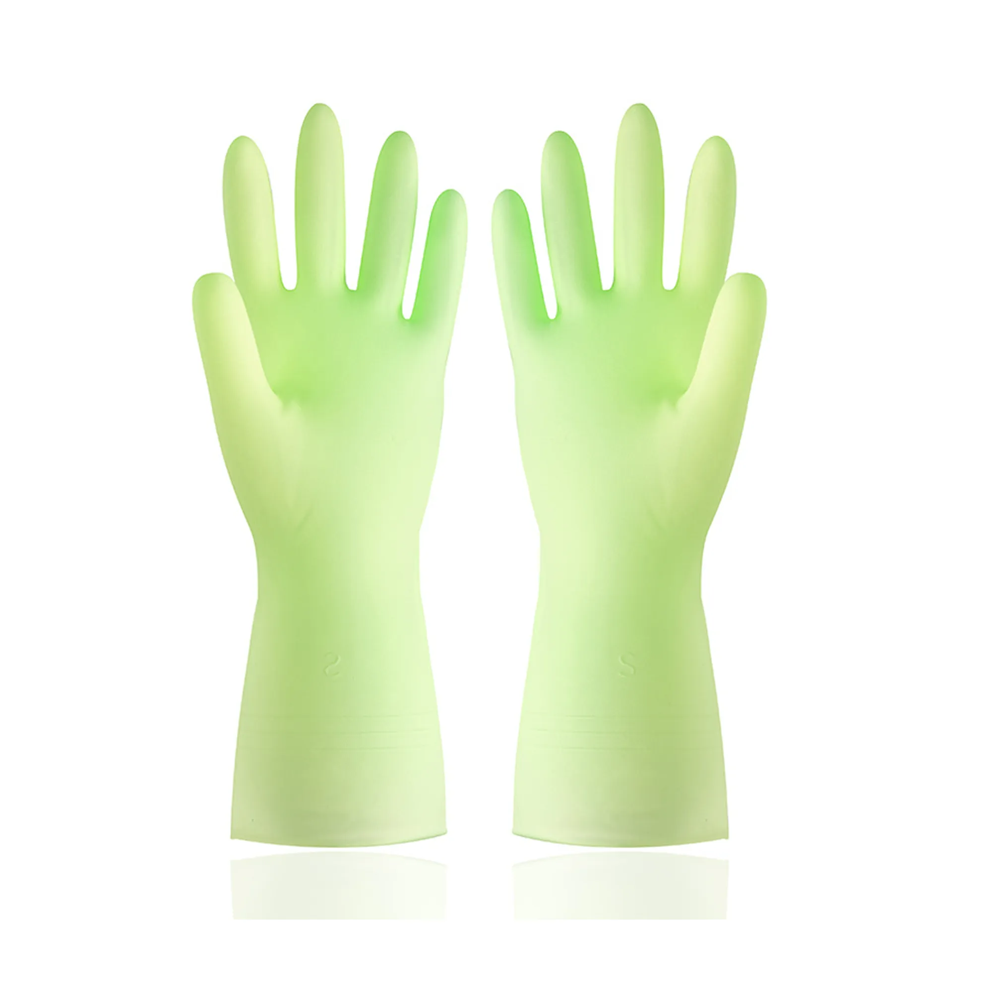 Mixing Color Kitchen Rubber Gloves 8