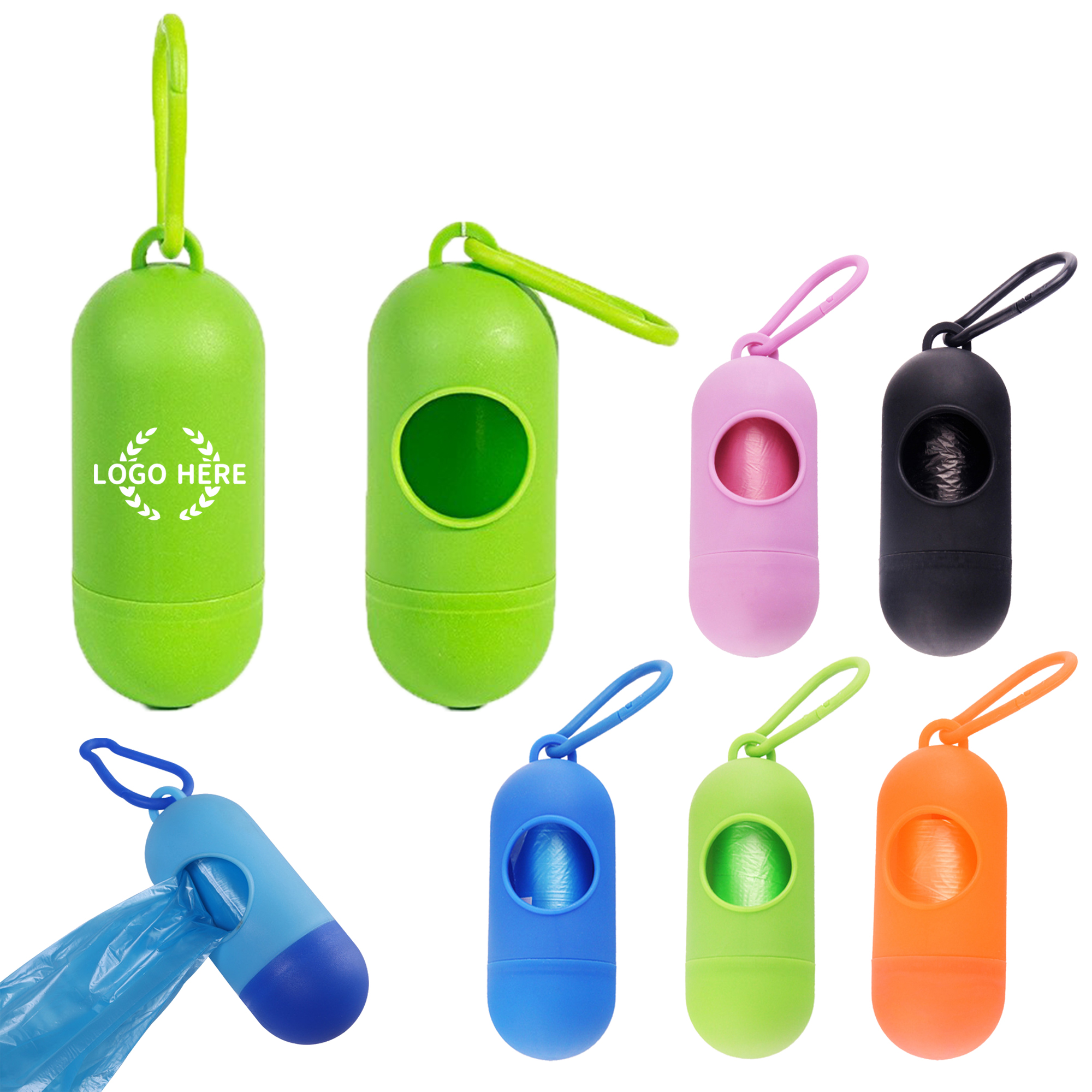 Portable Pet Poop Bag Dispenser With Clip 2