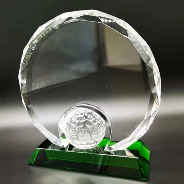 Crystal Sports Events Golf Trophy 5