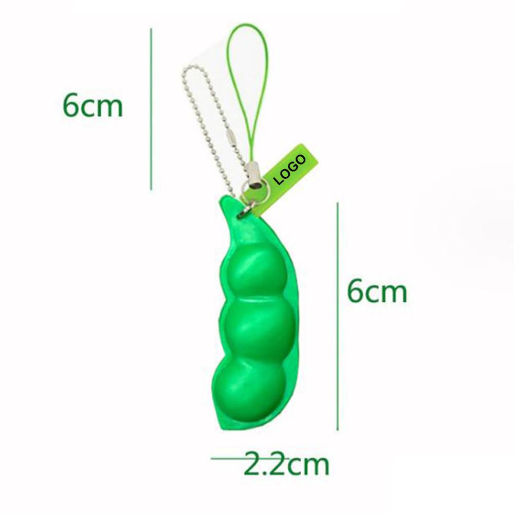 Edamame Keychain Fidget Toys 4