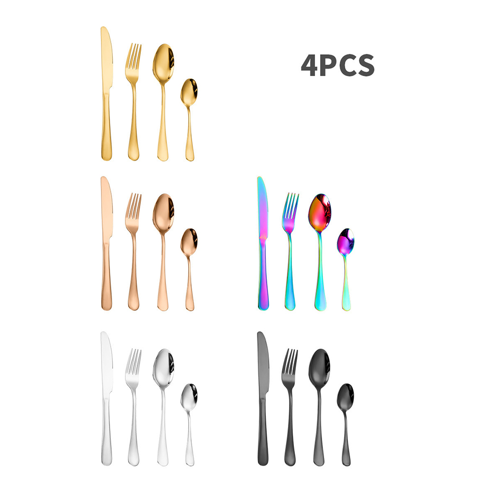4PCS Stainless Steel Cutlery Set 3