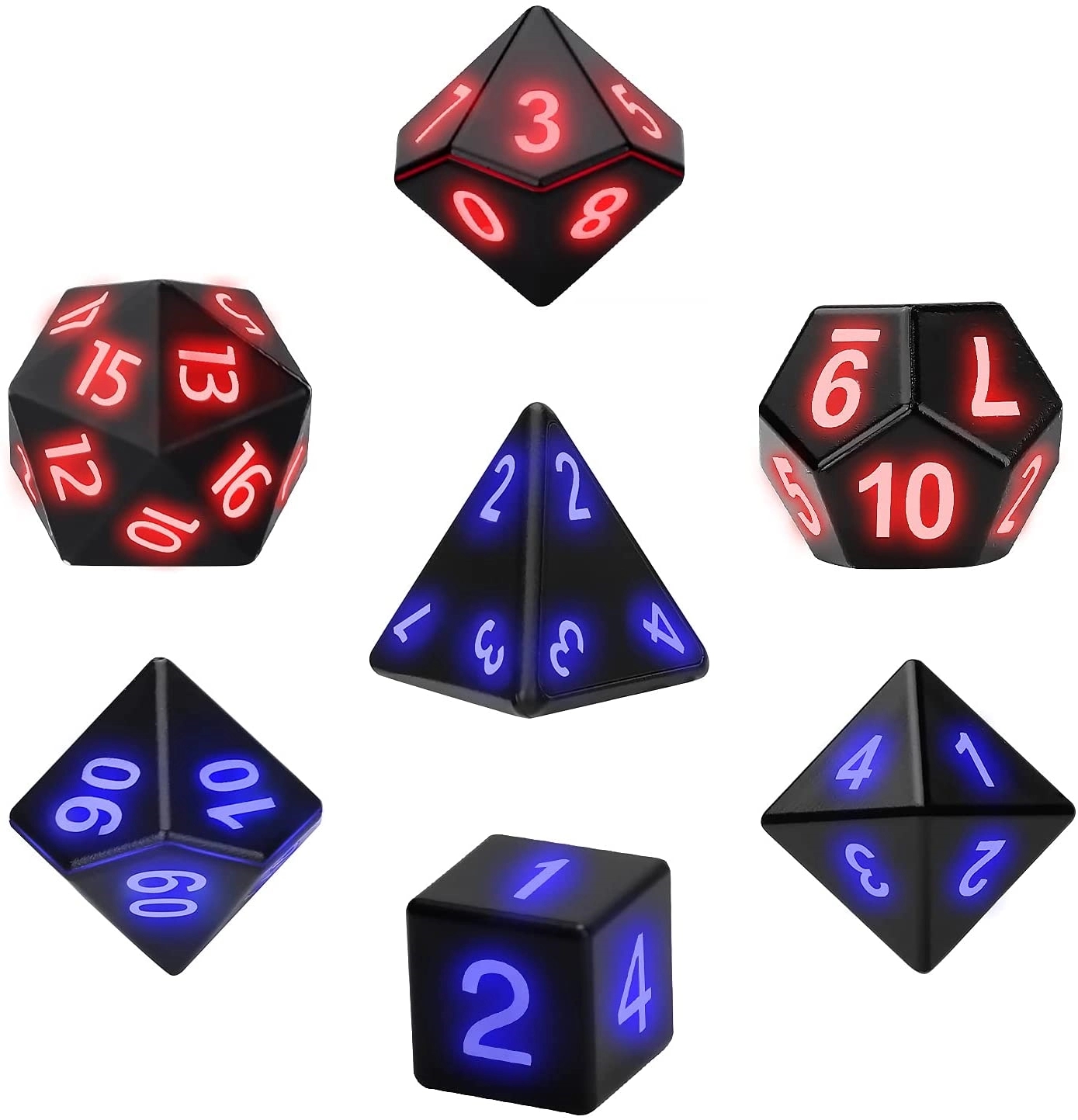 7pcs Led Lights Electronic Dice Set 1