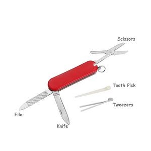 Versatile Multi Knife With Emergency Hammer Screwdriver Bits 17