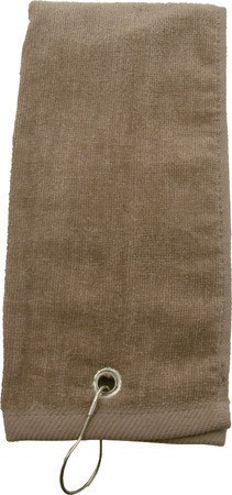 Tri Fold Sport Towel w/Center Grommet & Hook 15