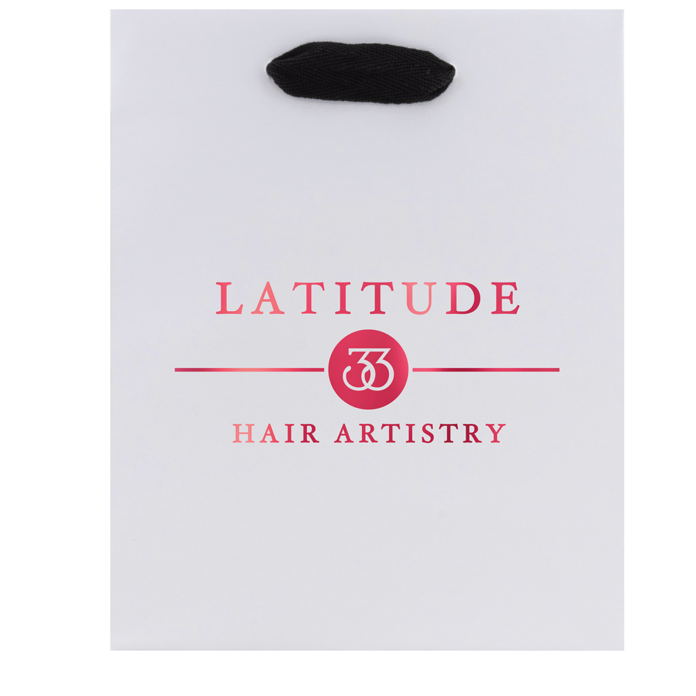 Ribbon Handle White Kraft Eurotote 4