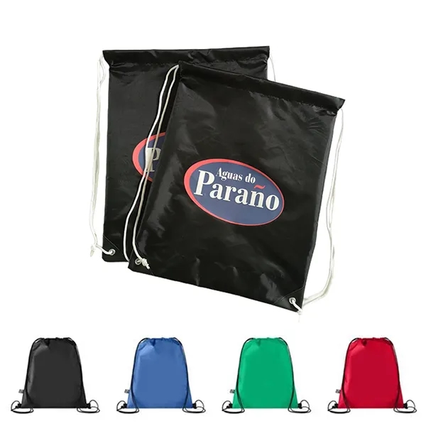 Rpet 210D Polyester Drawstring Cinch Pack Backpack -13.5"x16 2