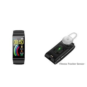 2 In 1 Fitness Tracker Earbuds With Steel Band 17
