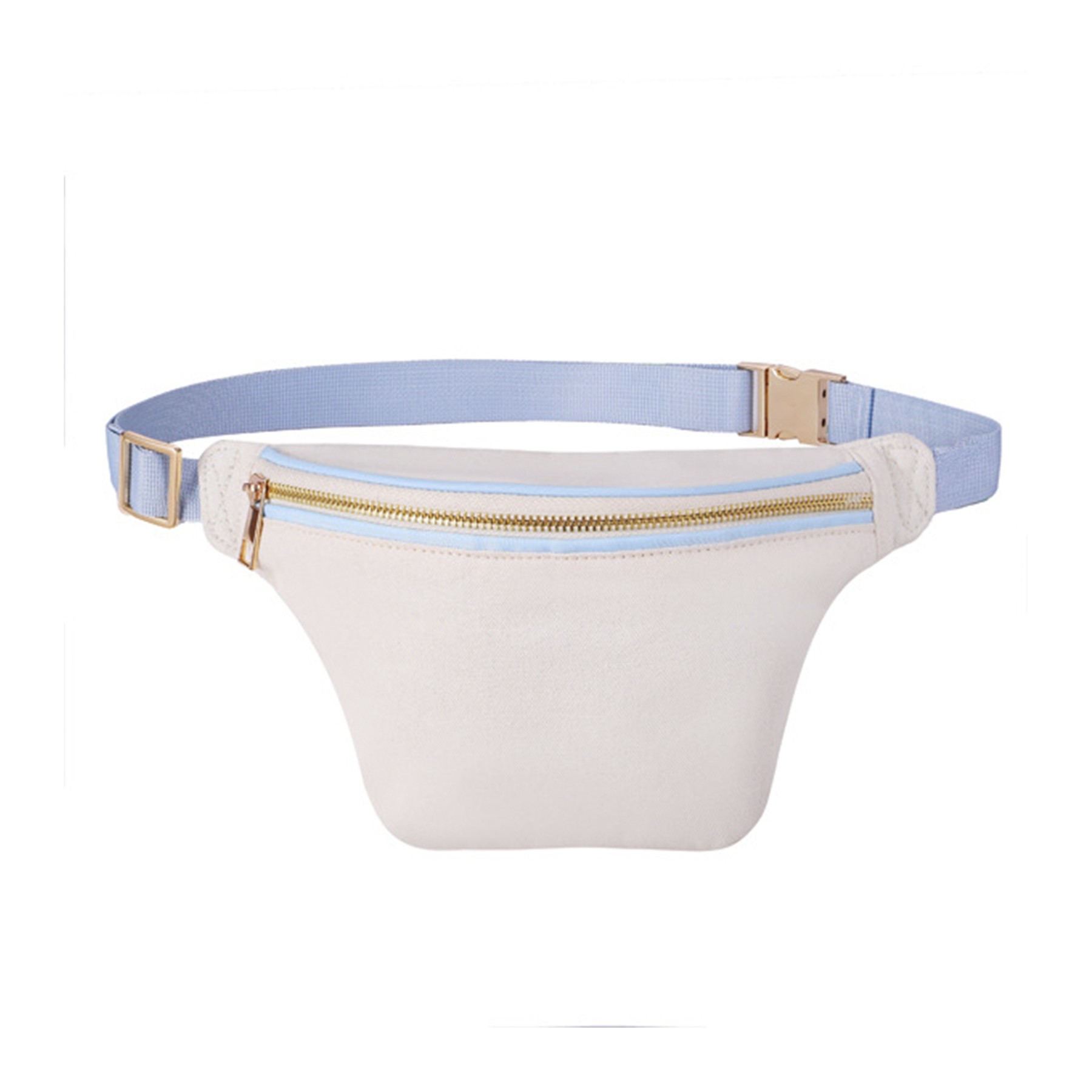 Metal Zipper Canvas Fanny Pack 8