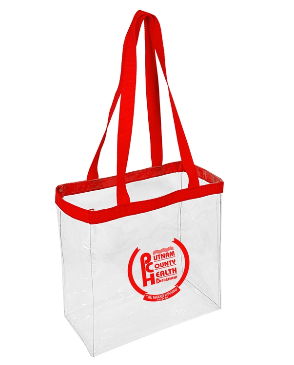 The 12"x12"x6" Clear Open Tote Bag 6