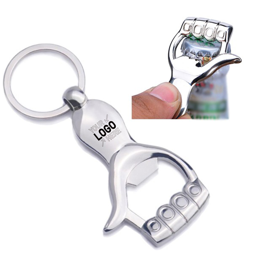 Creative Palm Design Advertising Bottle Opener Key Chain 1