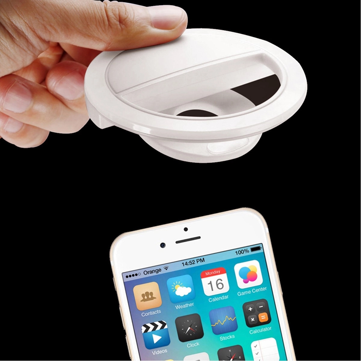Webcam Adjustable Ring Light 8