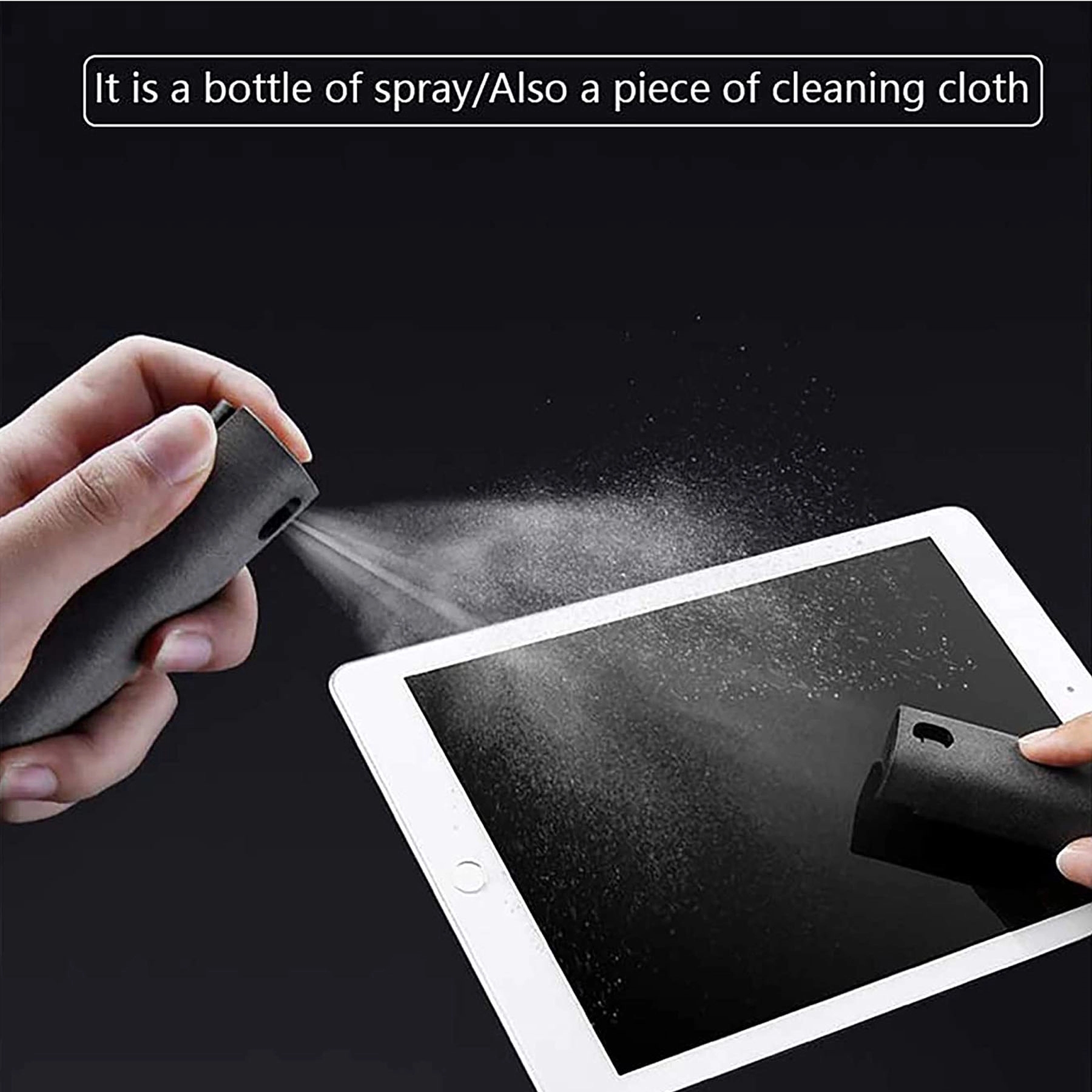 2 in 1 Spray and Microfiber Cloth Touchscreen Mist Cleaner 4