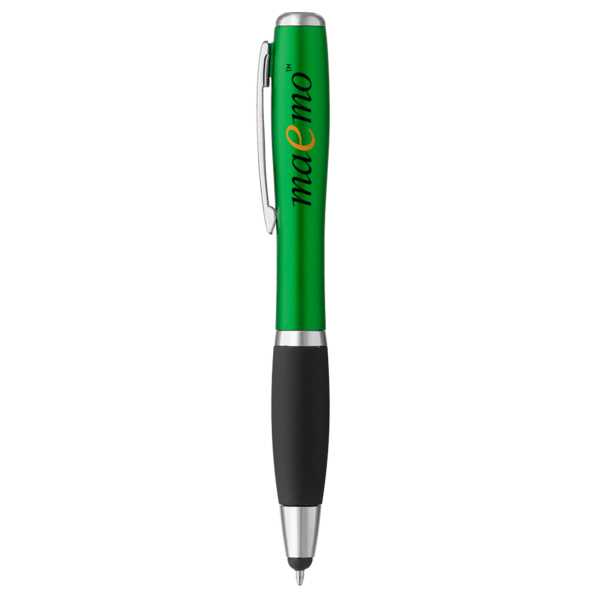 Curvaceous Stylus Ballpoint With Light 22