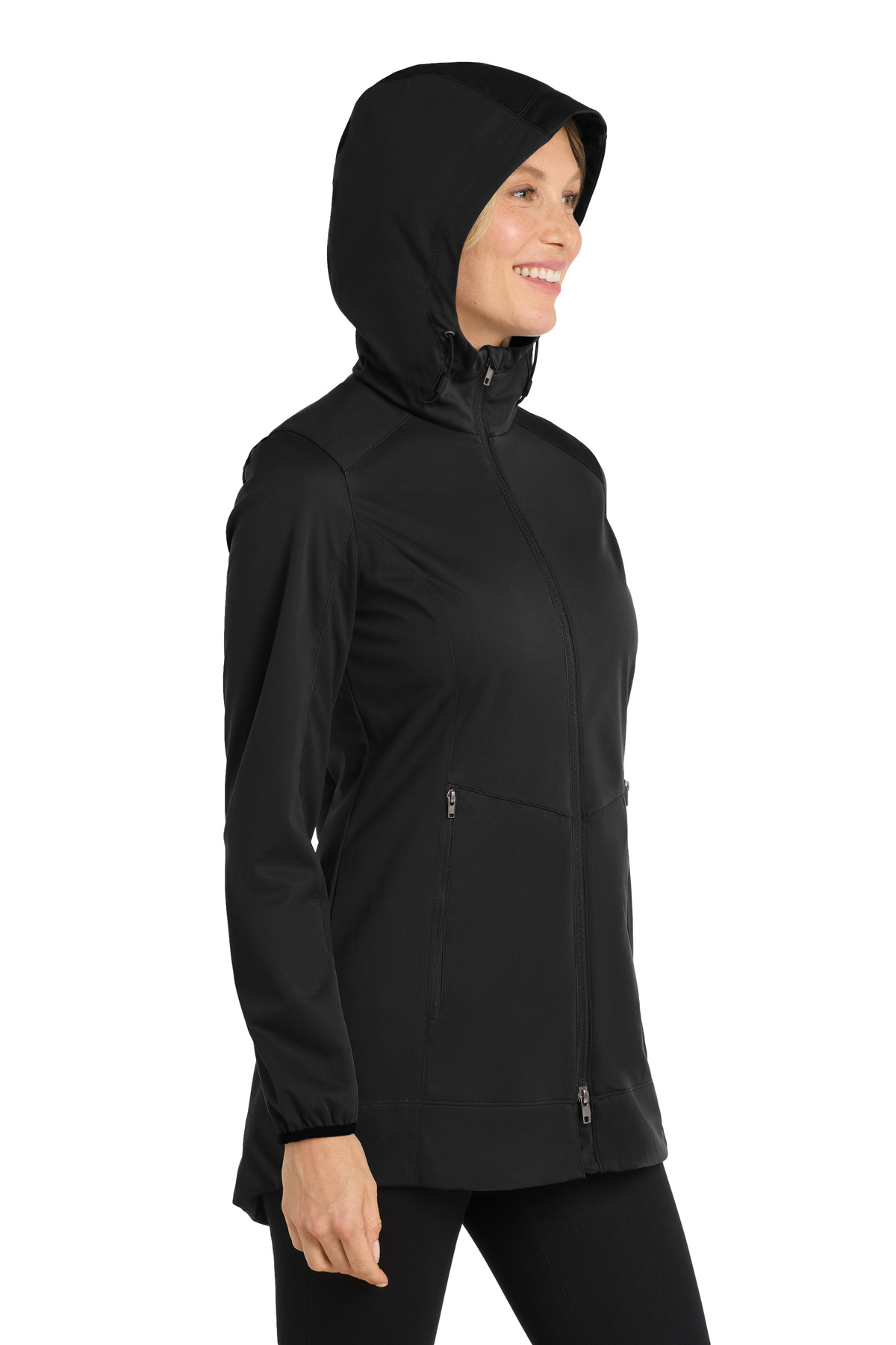 Port Authority Women's Active Hooded Soft Shell Jacket. L719 22