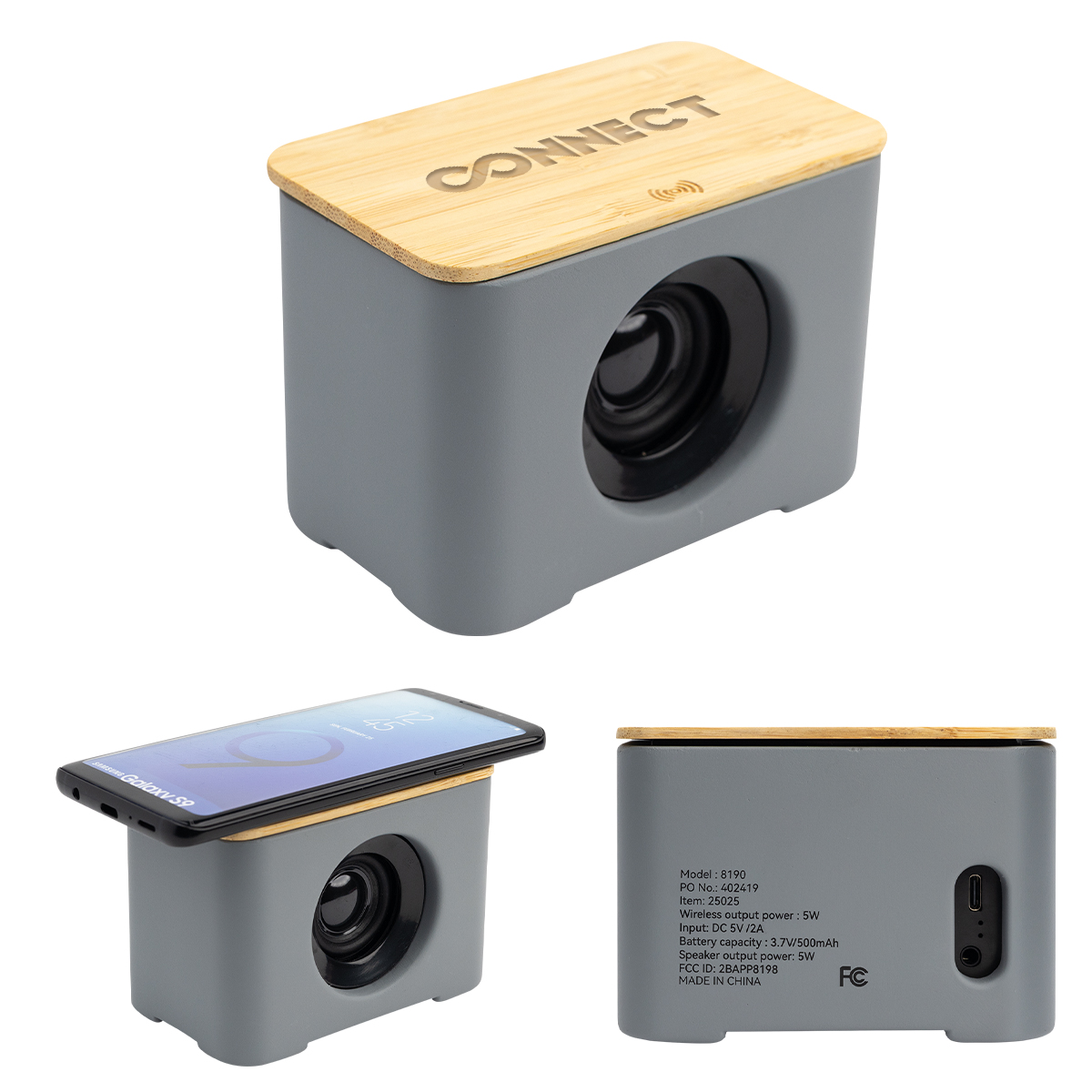 Rolling Stone Speaker & Wireless Charger