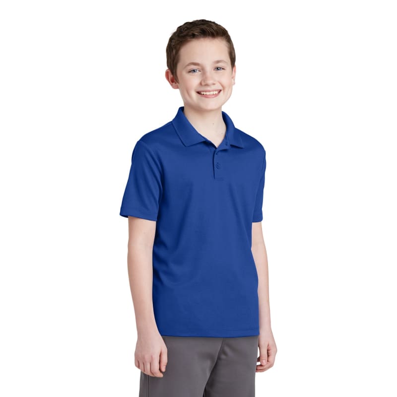 Sport-Tek Youth PosiCharge RacerMesh Polo. 29