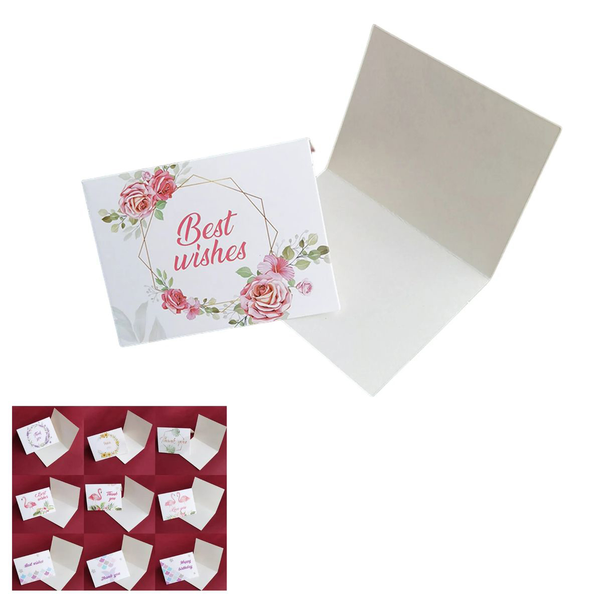 Classic Holiday Greeting Card for Notes and Gifts 2